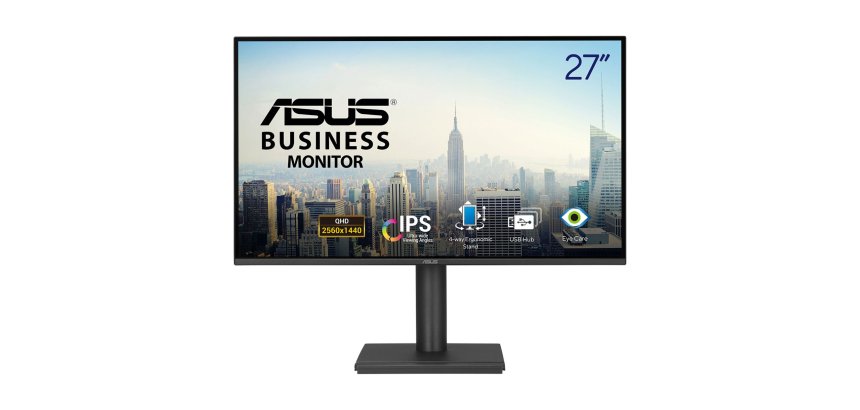 ASUS BE27AQ computer monitor 68.6 cm (27") 2560 x 1440 pixels Quad HD LCD Black