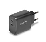 Lindy Chargeur GaN 65W 2 x USB Type C