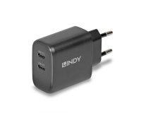 Lindy Chargeur GaN 65W 2 x USB Type C