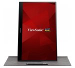 Viewsonic TD1655 pantalla para PC 39,6 cm (15.6") 1920 x 1080 Pixeles Full HD LED Pantalla táctil Multi-usuario Negro, Plata