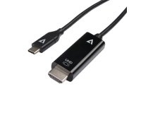 V7 V7UCHDMI-1M adaptador de cable de vídeo USB Type-C 3.2 Gen 1 HDMI Negro