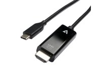 V7 V7UCHDMI-2M adaptador de cable de vídeo USB Tipo C HDMI Negro