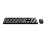 Pack Trust TKM-360 Teclado QWERTY Español+ Ratón inalámbrico Negro