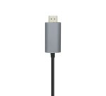 AISENS Cable conversor USB-C a HDMI 4K@60HZ, USB-C/M-HDMI/M, Negro, 1.8m