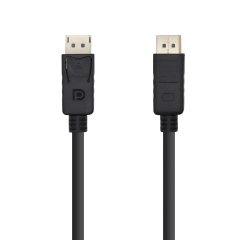 AISENS Cable Displayport V1.2 4K@60HZ, DP/M-DP/M, Negro, 10m