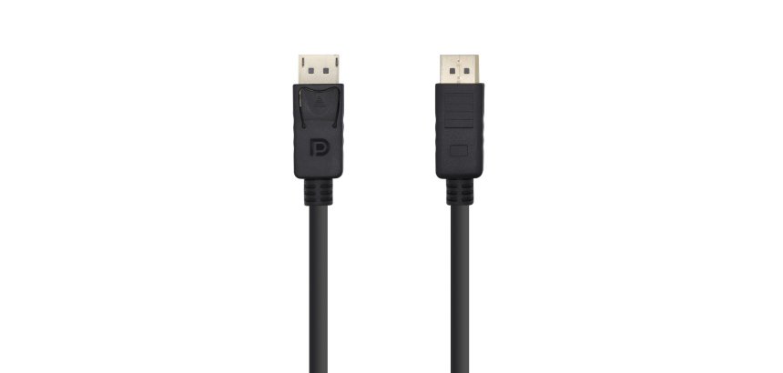 AISENS Cable Displayport V1.2 4K@60HZ, DP/M-DP/M, Negro, 10m