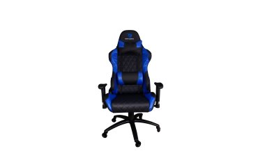 Deep Gaming Deep Command II Silla para videojuegos de PC Asiento acolchado Negro, Azul