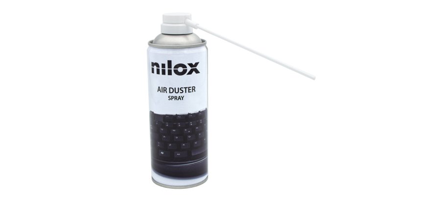 Nilox - Spray Aria-Gas leggeri-400ml Spruzzo per la pulizia dell'apparecchiatura