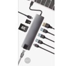 CoolBox MINIDOCKING USB-C 9-EN-1 ALUMINIO HDMI/3XUSB3.0/SD/MICROSD/PD/RJ45