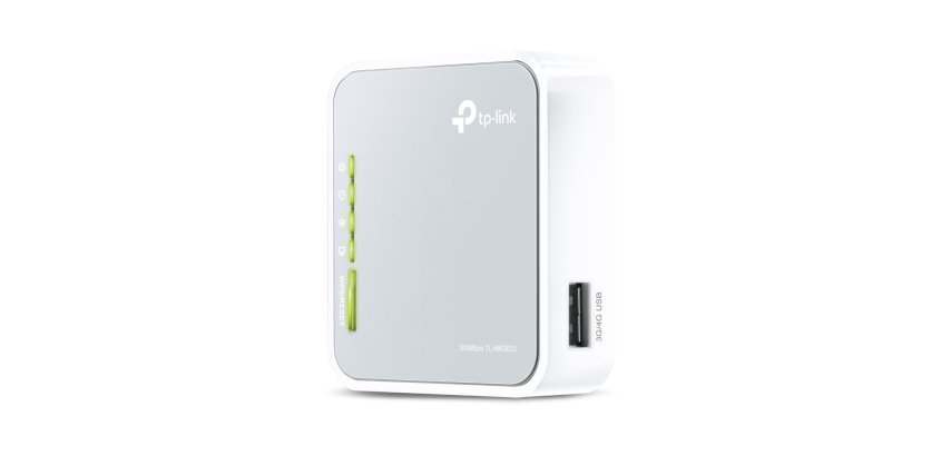 TP-Link TL-MR3020 routeur sans fil Fast Ethernet Monobande (2,4 GHz) Gris, Blanc