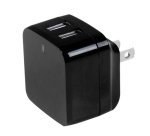 StarTech.com Caricatore da Parete a doppia porta x2 USB ad alta potenza ( 17W / 3.4 Amp ) con prese da viaggio (Internazionale)