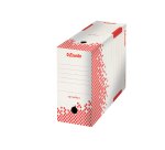 Boîte archives esselte speedbox carton recyclable 350x250mm fond automatique dos 150mm