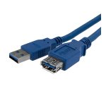 StarTech.com 1m SuperSpeed USB 3.0 (5Gbps) Verlengkabel A naar A - Blauw M/F
