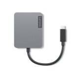 Lenovo 4X91A30366 station d'accueil Avec fil USB 2.0 Type-C Gris