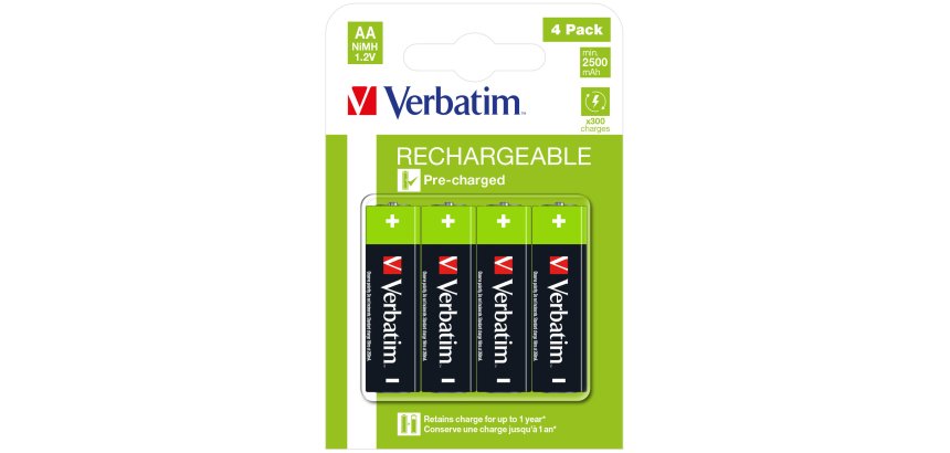 Verbatim 49517 pile domestique Batterie rechargeable AA Hybrides nickel-métal (NiMH)