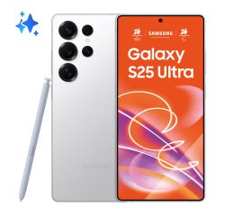 Samsung Galaxy S25 Ultra Smartphone AI, Display 6.9'' QHD+ Dynamic AMOLED 2X, Fotocamera 200MP, RAM 12GB, 256GB, 5.000 mAh, Titanium Whitesilver