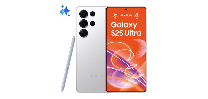 Samsung Galaxy S25 Ultra Smartphone AI, Display 6.9'' QHD+ Dynamic AMOLED 2X, Fotocamera 200MP, RAM 12GB, 256GB, 5.000 mAh, Titanium Whitesilver