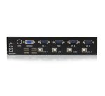 StarTech.com Commutateur KVM 4 Ports VGA USB, Montage en Rack - Switch KVM - 1920x1440