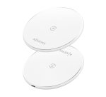 AISENS Cargador Inalambrico USB-C 15W Para Movil, Blanco