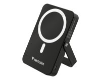 Verbatim Charge 'n' Go Magnetic Wireless Power Bank with stand - 10000 mAh Black