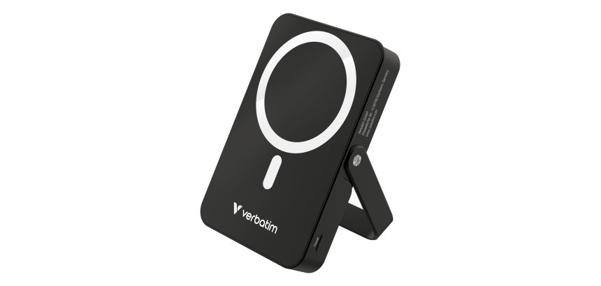 Verbatim Charge 'n' Go Magnetic Wireless Lithium Polymère (LiPo) 10000 mAh Recharge sans fil Noir