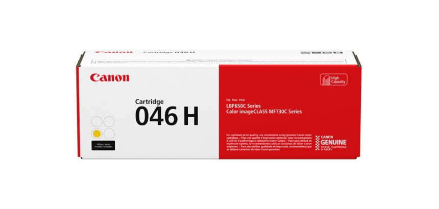Canon 046 H Cartouche de toner 1 pièce(s) Original Jaune