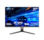 Nilox MONITOR 27 CURVO 200HZ 2K HDMI DP Monitor PC 68,6 cm (27") 2560 x 1440 Pixel LCD Nero