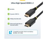 StarTech.com 5m Gecertificeerde Ultra High Speed HDMI Kabel, 8K 60Hz/4K 120Hz, HDMI 2.1 Kabel met HDR10+ / eARC, 48Gbps, 8K HDMI Kabel voor Monitor/TV/Scherm