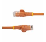 StarTech.com Câble réseau Cat6 Gigabit UTP sans crochet de 3m - Cordon Ethernet RJ45 anti-accroc - M/M - Orange