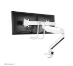 Neomounts NM-D775DXWHITE Support d'écran à fixer 10-32" - ressort à gaz - Topfix - arrêt 180°