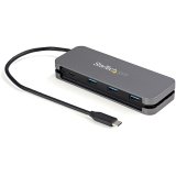 StarTech.com HB30CM3A1CB Schnittstellen-Hub USB 3.2 Gen 1 (3.1 Gen 1) Type-C 5000 Mbit/s Schwarz, Grau