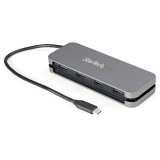 StarTech.com 4 Port USB C Hub - 4x USB-A - 5Gbps USB 3.0 Type-C Hub (USB 3.2/3.1 Gen 1) - USB Bus Powered - Portable USB-C to USB-A Adapter Laptop Hub - 11" Long Cable w/ Cable Management