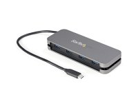 StarTech.com Hub Ladrón USB C de 4 Puertos - 4x USB-A - Concentrador USB 3.0 Tipo C de 5Gbps (USB 3.2 Gen 1) - Hub Portátil USB-C a USB-A - con Cable de 28,5cm con Gestión de Cableado (HB30CM4AB)