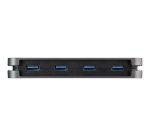 StarTech.com Hub USB 3.0 à 4 Ports - USB-A vers 4x USB-A - Mini Hub USB 3.2 Gen 1 Type-A SuperSpeed 5Gbps - Alimenté par Bus - Concentrateur USB avec Câble Long de 28cm et Gestion des Câbles