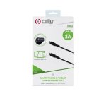 Celly USBCUSBCBK cable USB USB 3.2 Gen 1 (3.1 Gen 1) 1 m USB C Negro