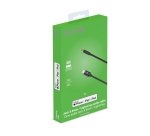 Celly USBLIGHT35MMBK mobile phone cable Black 1 m 3.5mm Lightning