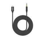 Celly USBLIGHT35MMBK mobile phone cable Black 1 m 3.5mm Lightning