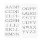 Celly STICKERLETTER02 sticker decorativi Argento 52 pz