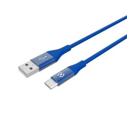 Celly USBTYPECCOLORBL USB cable USB 2.0 1 m USB A USB C Blue
