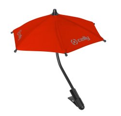 Celly Zero Red Compact Sun umbrella