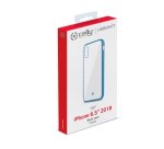 Celly Laser Matt mobile phone case 16.5 cm (6.5") Cover Transparent, Blue