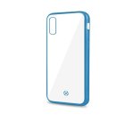 Celly Laser Matt mobile phone case 16.5 cm (6.5") Cover Transparent, Blue
