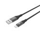Celly USBLIGHTCOLORBK lightning cable 1 m Black