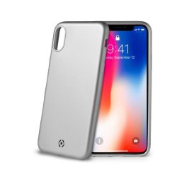 Celly SOFTMATT900SV mobile phone case 14.9 cm (5.85") Cover Silver