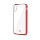 Celly Laser Matt mobile phone case 16.5 cm (6.5") Cover Transparent, Red