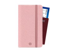 Celly Venere Passport Portafoglio Rosa Ecopelle
