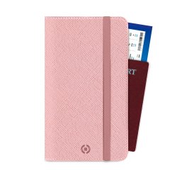 Celly Venere Passport Portafoglio Rosa Ecopelle