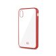Celly Laser Matt mobile phone case 15.5 cm (6.1") Cover Transparent, Red