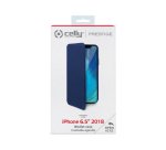 Celly Prestige custodia per cellulare 16,5 cm (6.5") Custodia a borsellino Blu