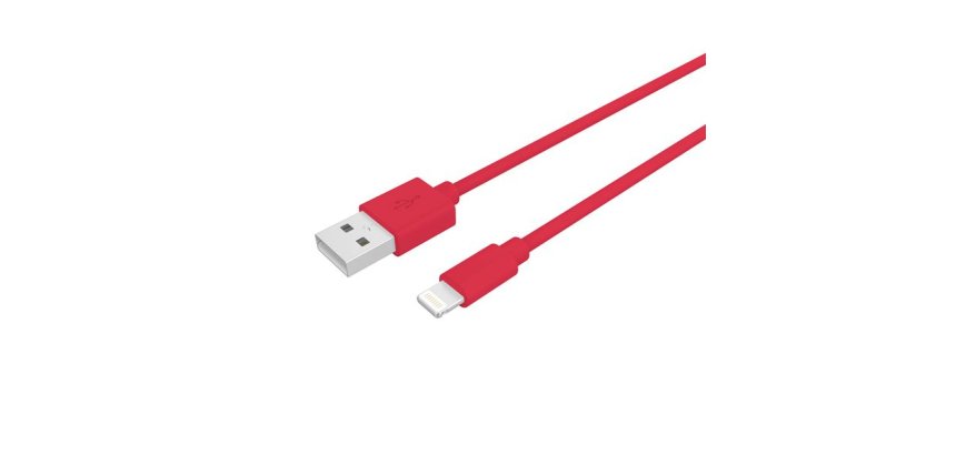 Celly PCUSBLIGHTRD lightning cable 1 m Red